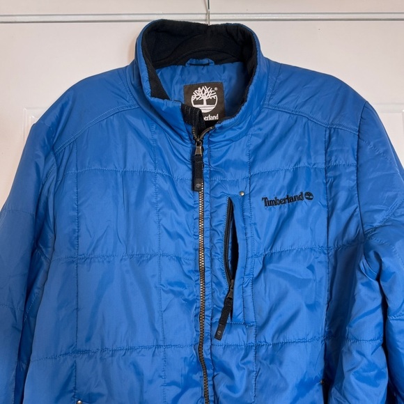 Timberland - Royal Blue Lite Puffer Full- Zip Jacket - Size Large - Picture 3 of 11